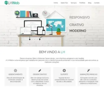 Lhweb.com.br(Lhweb) Screenshot