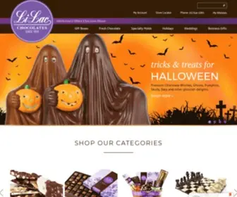 LI-Lacchocolates.com(Li-Lac Chocolates) Screenshot