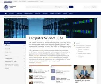 Liacs.nl(Computer Science at Leiden University) Screenshot