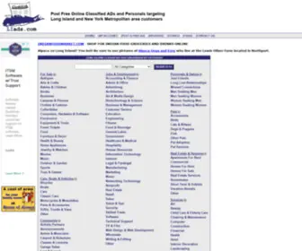 Liads.com(Long Island Classifieds and Long Island Advertisements and Personals) Screenshot