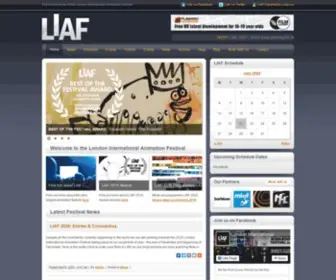 Liaf.org.uk(London International Animation Festival) Screenshot