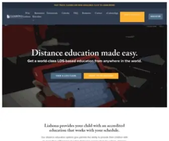 Liahonaeducation.com(Liahona Preparatory Academy) Screenshot