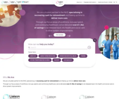 Liaisongroup.com(Liaison Group) Screenshot