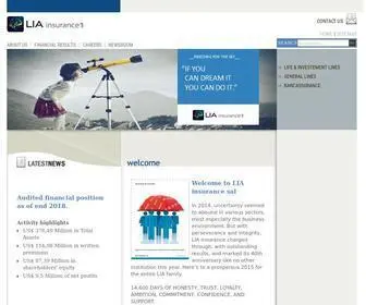 Lialebanon.com(LIA Assurex) Screenshot