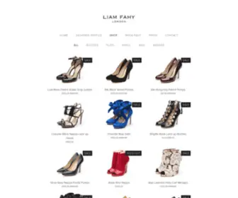 Liamfahy.com(Shop Liam Fahy Luxury ladies shoes) Screenshot