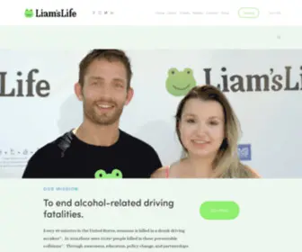 Liamslife.org(Liam's Life Foundation) Screenshot