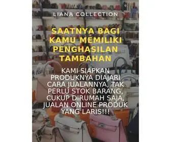 Lianacollection.com(Daftar Reseller) Screenshot