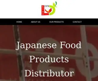 Liancomedistribution.com.my(Japanese Food Supplier Malaysia) Screenshot