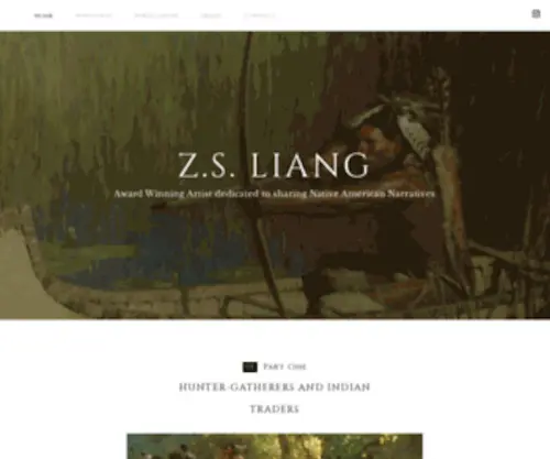 Liangstudio.com(ZS Liang Art) Screenshot