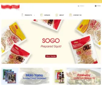 Lianhwausa.com(Lian Hwa Foods USA) Screenshot