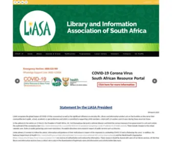 Liasa.org.za(Home) Screenshot