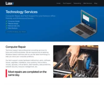 Liax.com(Liax Technology Services) Screenshot