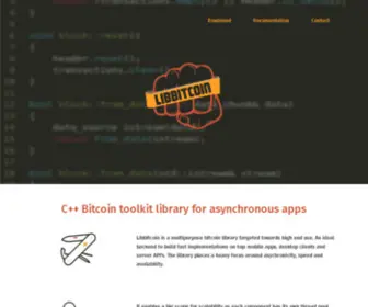 Libbitcoin.org(Libbitcoin) Screenshot