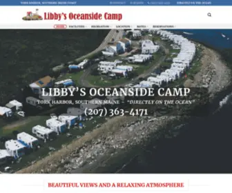Libbysoceancamping.com(Libby's Oceanside Camp) Screenshot