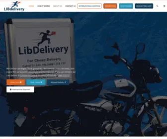 Libdelivery.com(Shipping Service in Liberia) Screenshot