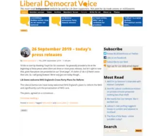 Libdemvoice.org(Liberal Democrat Voice) Screenshot