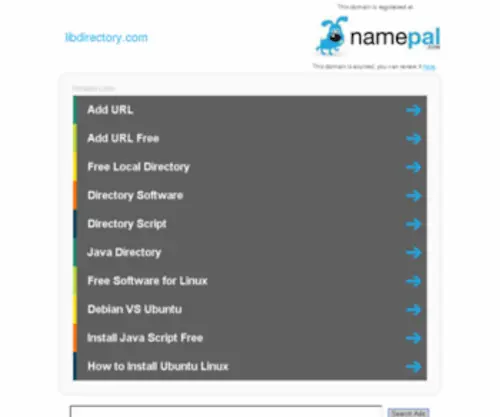 Libdirectory.com(LIB Web Directory) Screenshot