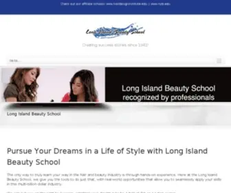 Libeautyschool.com(Long Island Beauty School) Screenshot