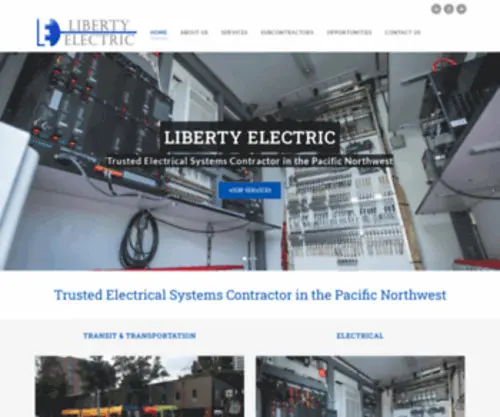 Libelectric.com(Liberty Electric) Screenshot