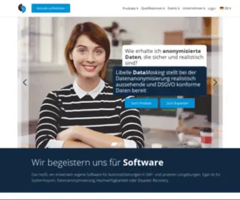 Libelle.com(Standardsoftware und Services für SAP und Non) Screenshot