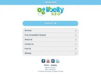 Libeltyseo.com(Atlanta SEO company) Screenshot