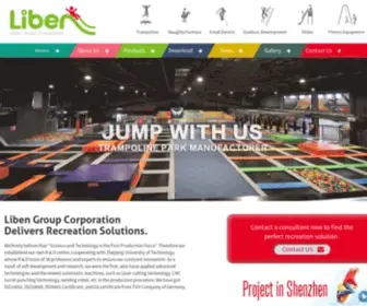 Libenplay.com(Supplier Indoor Trampoline Park) Screenshot