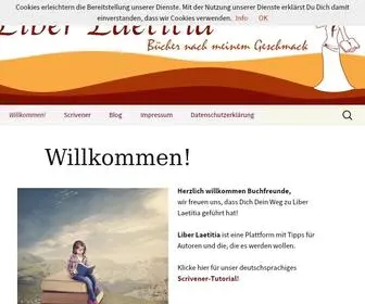 Liber-Laetitia.de(Liber Laetitia Buchempfehlungen) Screenshot