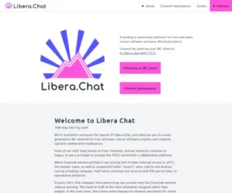 Libera.chat(Libera Chat) Screenshot