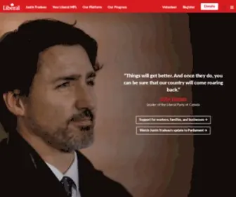 Liberal-Caucus.ca(Liberal Caucus) Screenshot