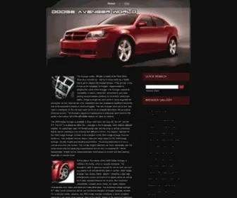 Liberalavenger.com(Everything Dodge Avenger Related) Screenshot