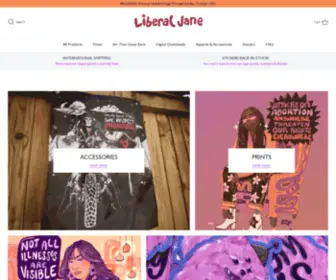 Liberaljane.store(Liberaljane store) Screenshot