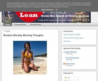 Liberallylean.com(Liberally Lean From The Land Of Dairy Queen) Screenshot