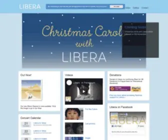 Libera.org.uk(Discover the celestial sounds of these international boy singers) Screenshot