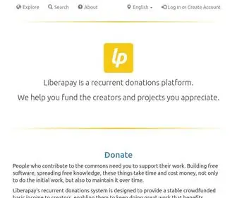 Liberapay.com(Liberapay) Screenshot