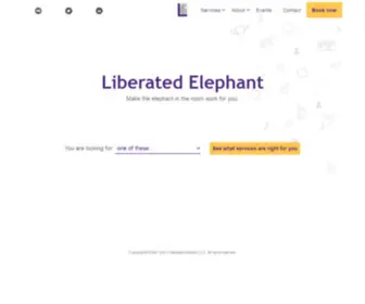 Liberatedelephant.com(Liberated Elephant) Screenshot