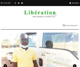 Liberationburkina.net(Liberation Burkina) Screenshot