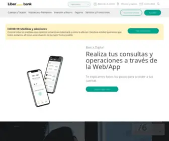 Liberbank.es(Integración Unicaja Banco) Screenshot