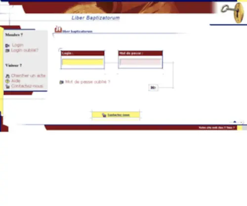 Liberbaptizatorum.be(Liberbaptizatorum) Screenshot