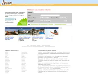 Libercasa.de(Immobilien Spanien) Screenshot