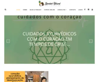 Liberdadenatural.org(Consulta Ayurveda Online) Screenshot