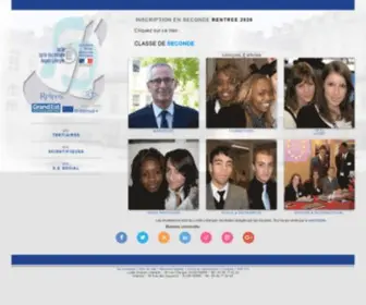 Libergier.net(Lycée Hugues Libergier) Screenshot