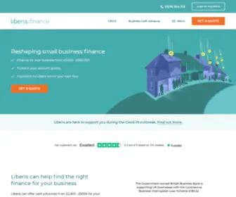 Liberis.co.uk(Your Global Partner For Embedded Business Finance) Screenshot
