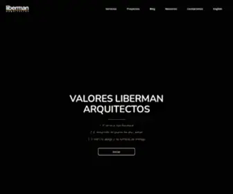 Liberman.co.cr(Liberman Arquitectos) Screenshot