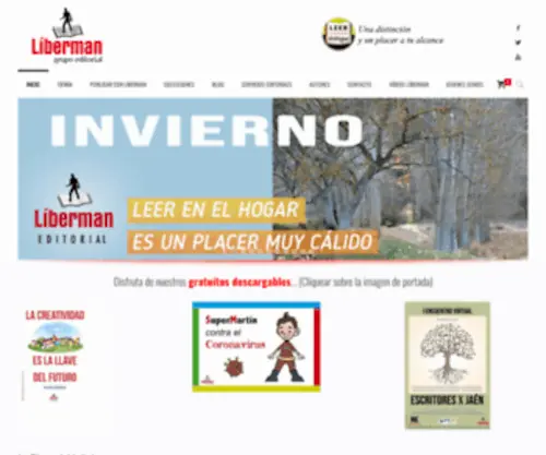 Libermangrupoeditorial.es(Líberman) Screenshot