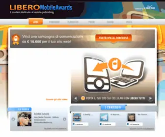 Liberomobileawards.it(Liberomobileawards) Screenshot