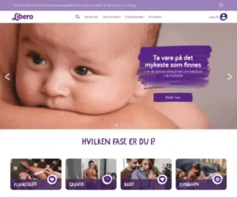 Libero.no(Graviditet, bleier, babypleie og råd til foreldre) Screenshot