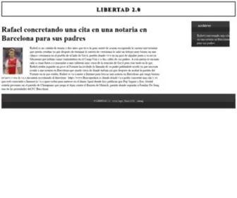 Libertad20.es(LIBERTAD 2.0) Screenshot