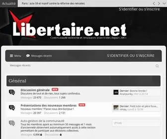 Libertaire.net(Forum) Screenshot