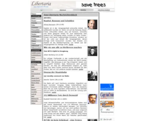 Libertaria.de(Das libertäre Portal) Screenshot