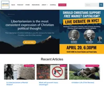Libertarianchristians.com(Making the Christian case for a free society. Libertarian Christians believe libertarianism) Screenshot